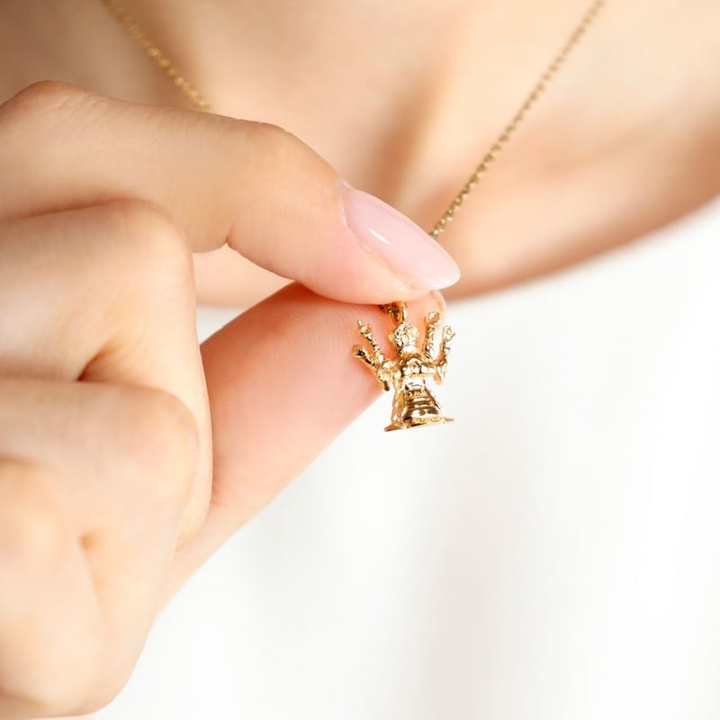 聖闘士星矢】セイントクロスネックレス ジェミニ（双子座）K18イエロー