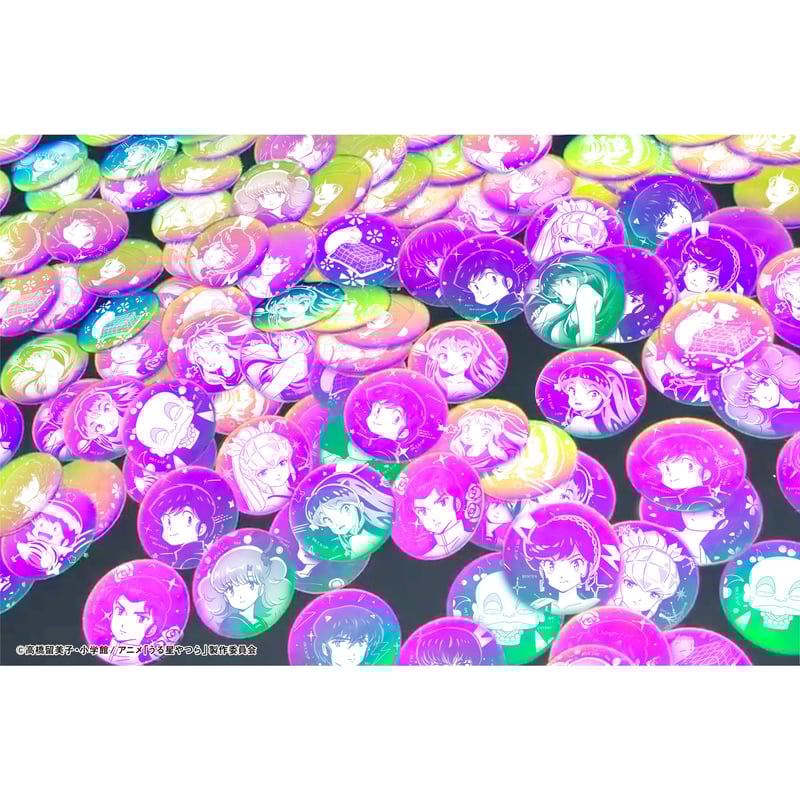 うる星やつら】オーロラリフレクション缶バッジ 藤波竜之介