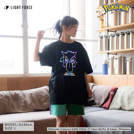 【ポケットモンスター】リフレクターTシャツ ゲンガー