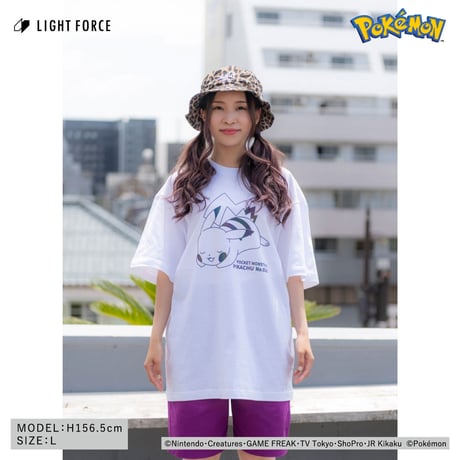 【ポケットモンスター】リフレクターTシャツ ピカチュウ