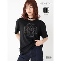 【GEOMETRIX】ONE GEOMETRIX Tシャツ／ブラック