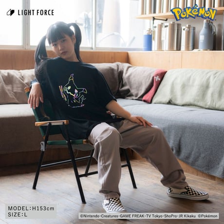 【ポケットモンスター】リフレクターTシャツ ミミッキュ