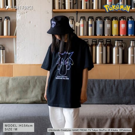 【ポケットモンスター】リフレクターTシャツ ゲンガー