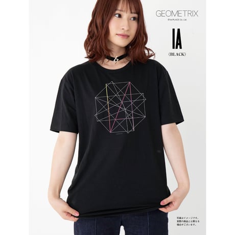 【GEOMETRIX】IA GEOMETRIX Tシャツ／ブラック