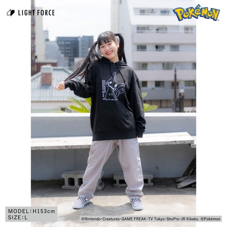 【ポケットモンスター】リフレクターパーカー ミミッキュ