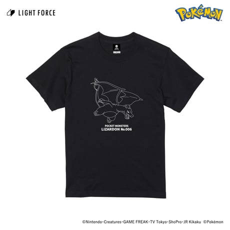 【ポケットモンスター】リフレクターTシャツ リザードン