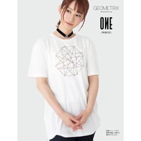 【GEOMETRIX】ONE GEOMETRIX Tシャツ／ホワイト