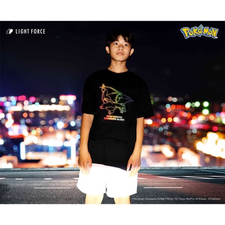 【ポケットモンスター】リフレクターTシャツ リザードン