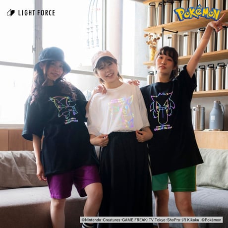 【ポケットモンスター】リフレクターTシャツ ゲンガー