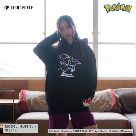 【ポケットモンスター】リフレクターパーカー リザードン
