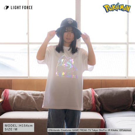 【ポケットモンスター】リフレクターTシャツ ピカチュウ