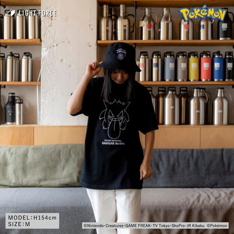 【ポケットモンスター】リフレクターTシャツ ゲンガー