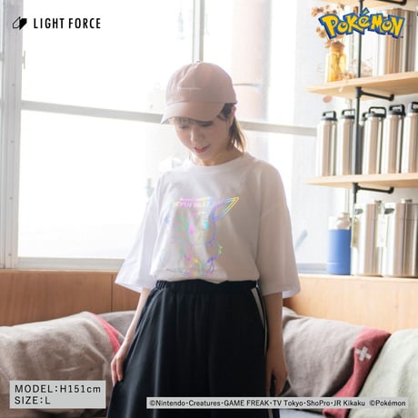 【ポケットモンスター】リフレクターTシャツ イーブイ