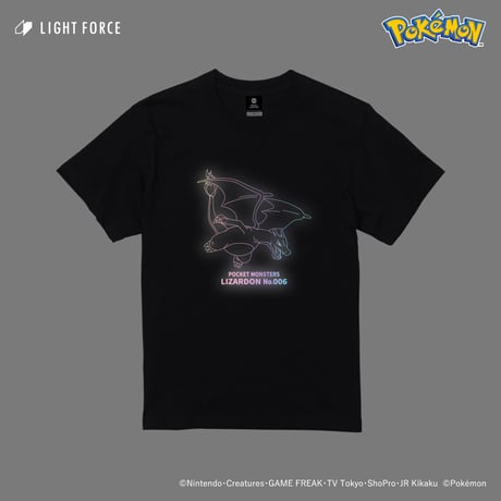 【ポケットモンスター】リフレクターTシャツ リザードン