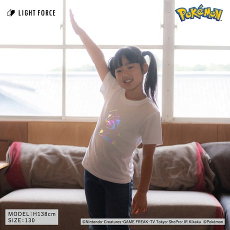 【ポケットモンスター】リフレクターTシャツ ピカチュウ