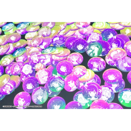 【うる星やつら】オーロラリフレクション缶バッジ　ラムD
