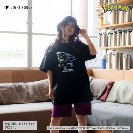 【ポケットモンスター】リフレクターTシャツ リザードン
