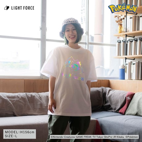 【ポケットモンスター】リフレクターTシャツ ピカチュウ