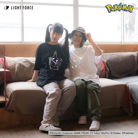【ポケットモンスター】リフレクターTシャツ ミミッキュ