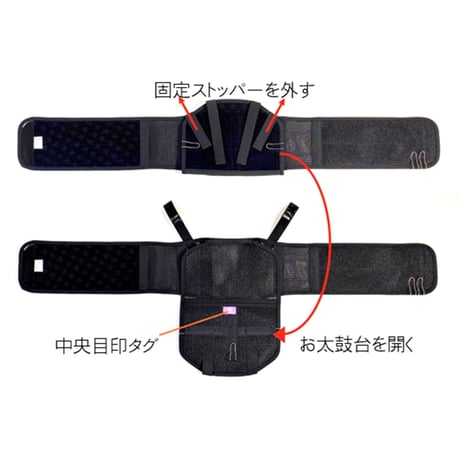 帯サポーター　サイズW（ワイド）