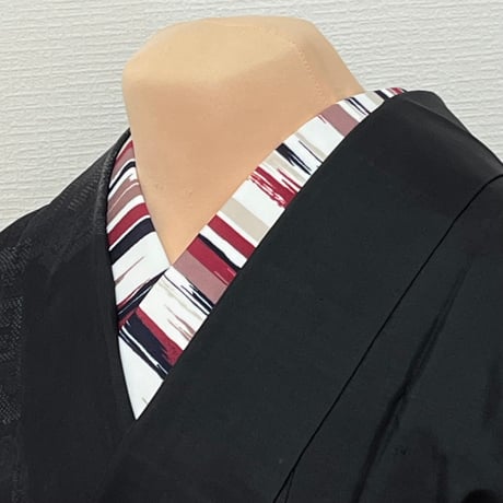 びじゅばん専用衿カバー　変わりボーダー