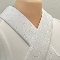 びじゅばん専用衿カバー　わつなぎレース白