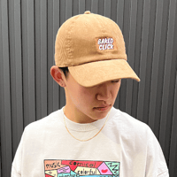 Logo  Corduroy Cap Beige