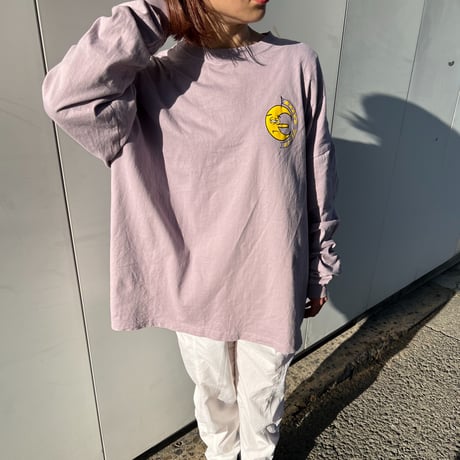 Sleepy Moon Long Sleeve Smokey Purple