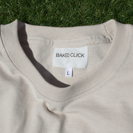 Smile Long Sleeve Tee Beige