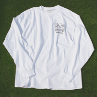 Smile Long Sleeve Tee White
