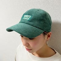 Logo Corduroy Cap Green