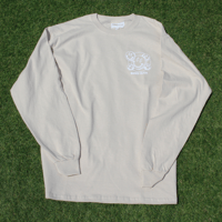 Smile Long Sleeve Tee Beige