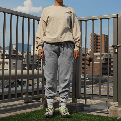 Smile Long Sleeve Tee Beige