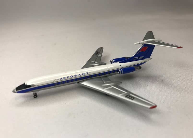 航空機・ヘリコプター Herpa Interflug Tupolev 134A 1/500 Herpa Wings TU-134A Interflug (former East Germany) 70s-80s