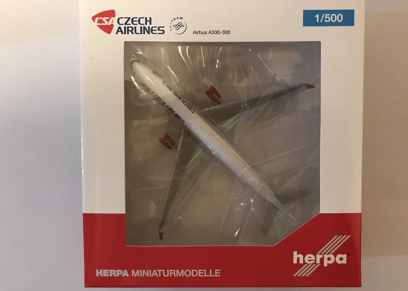Herpa ヘルパ A330-300 チェコ航空 1/500 [524520] | Easte