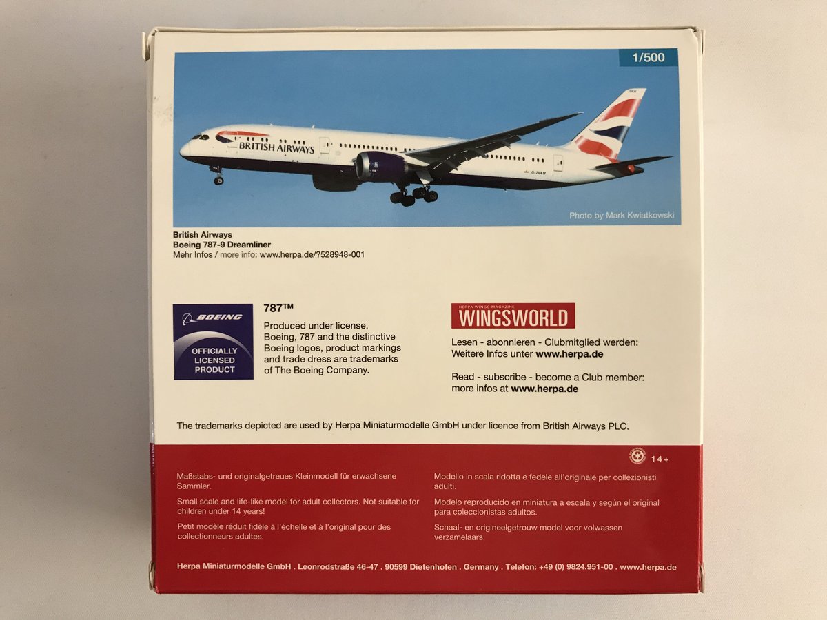 Herpa 1/500 787-9 エジプト航空 SU-GEU Herpa 1/500 787-9 エジプト航空 SU-GEU