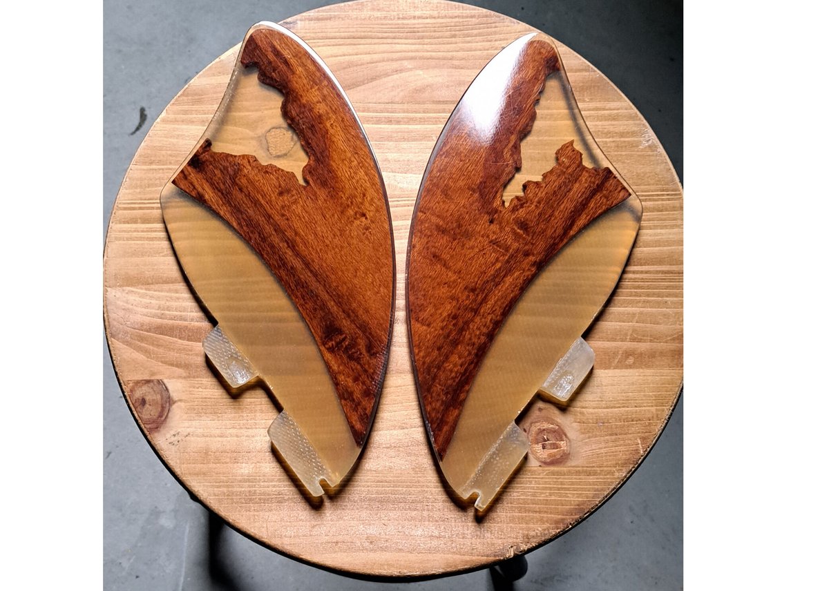 ウッドツインフィンＡタイプ（FCS） FCS2 FIN エフシーエス2フィン ツインフィン ツインスタビ MF TWIN +1