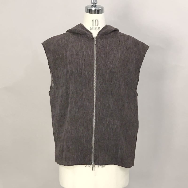 ジャカードノースリーブパーカー/AW-JQBLO/01-2HN5 | AOIWANAKA