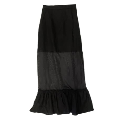 long sheer skirt
