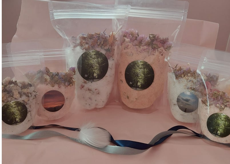 ハーブバスソルト 500g （詰替え用） エプソムソルト ホワイトセージ