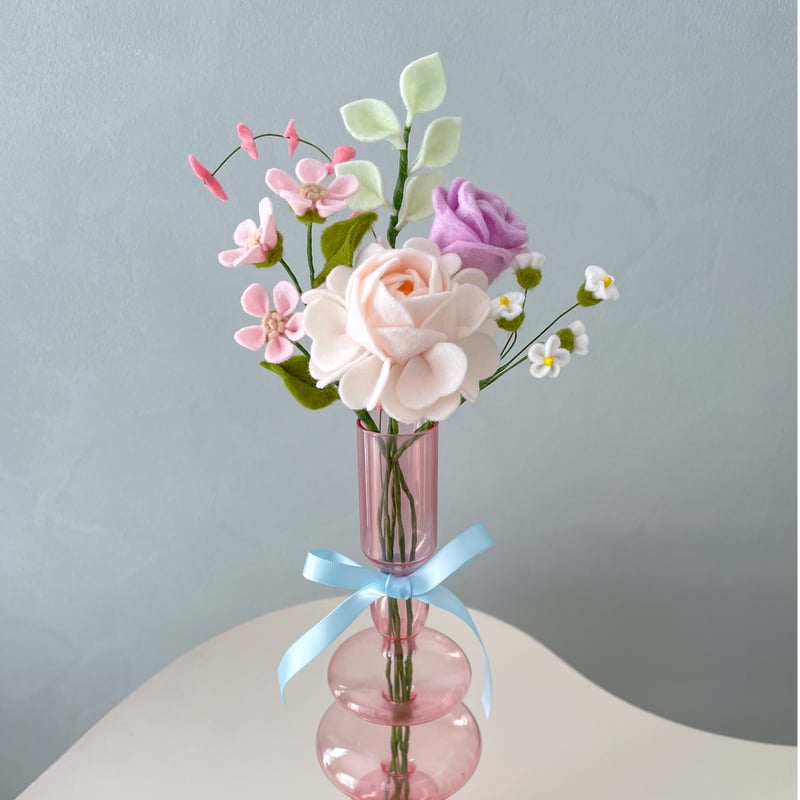 フェルトフラワーブーケ ~Ranunculus~ | heartthrob_flowers