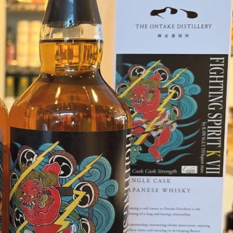河口酒店オリジナル御岳 シングルカスク」 57.9％ 雷神ラベル（カスク