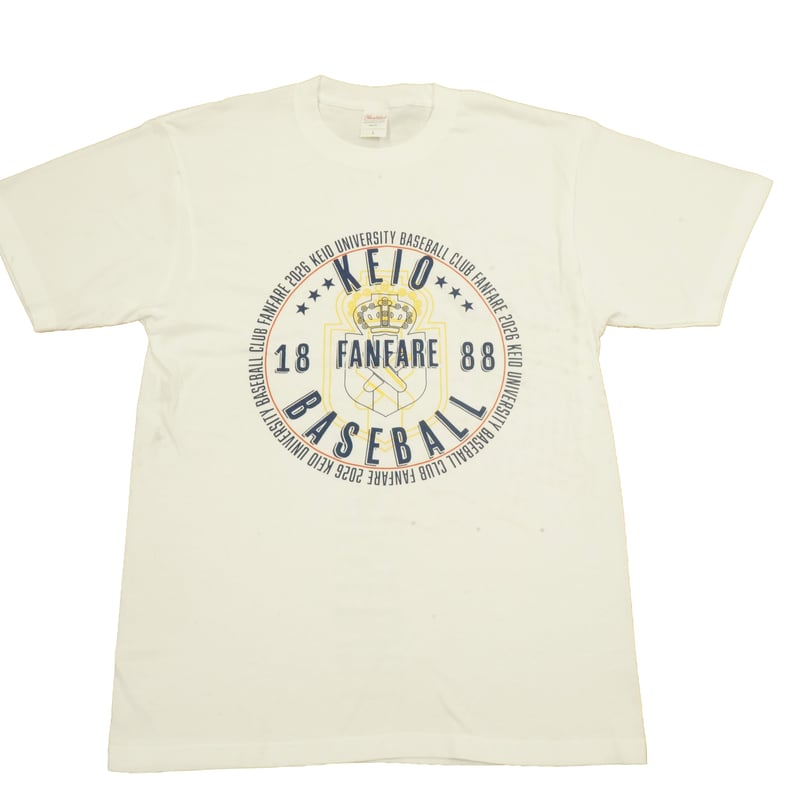 新商品】 2026 KEIO FANFARE コットンTシャツ <ホワイト> | KEIO