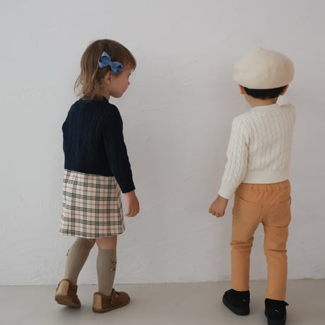 《Navy》Bear Cardigan(kids)