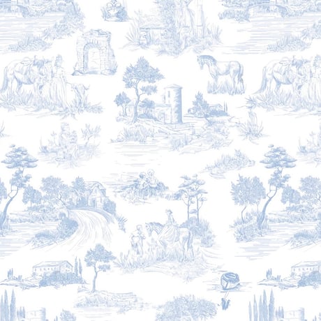 《Blue》toile de jouy set up