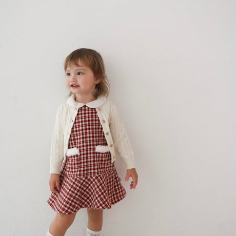 《Cream》Bear Cardigan(kids)