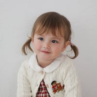 《Cream》Bear Cardigan(kids)
