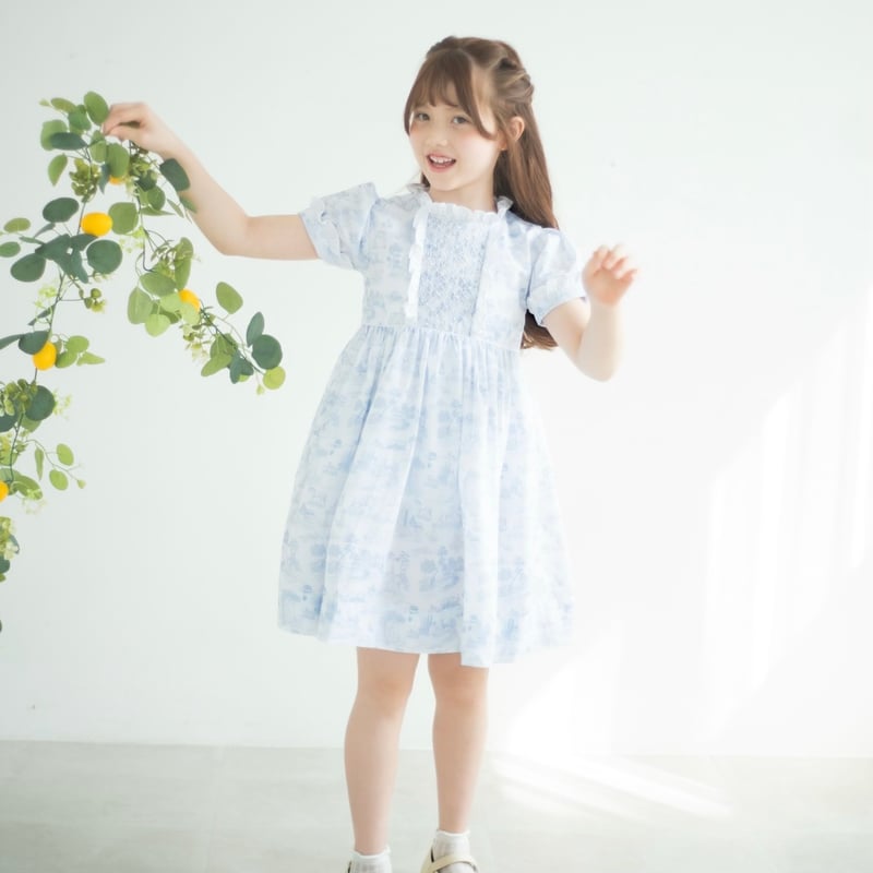Bluetoile de Jouy dress | MINUIT()