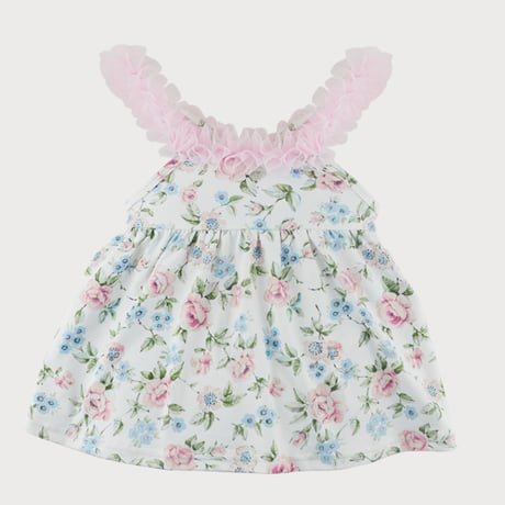 《Sardon》Sheer Ruffle Flower Swimwear
