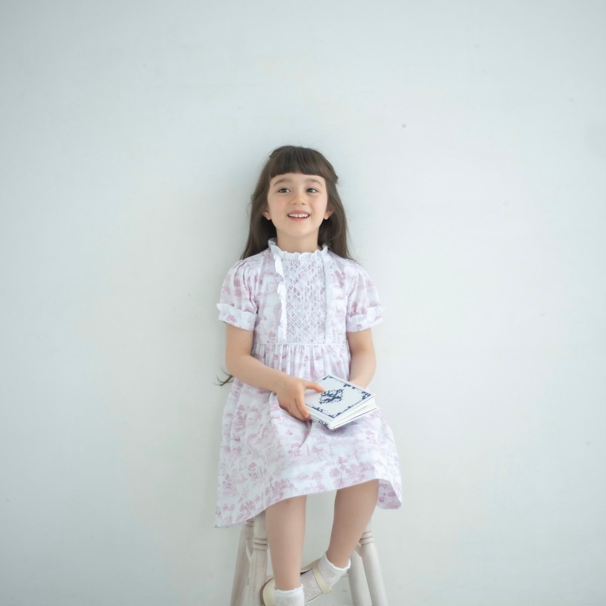 Pink》toile de Jouy dress | MINUIT(ミニュイ)